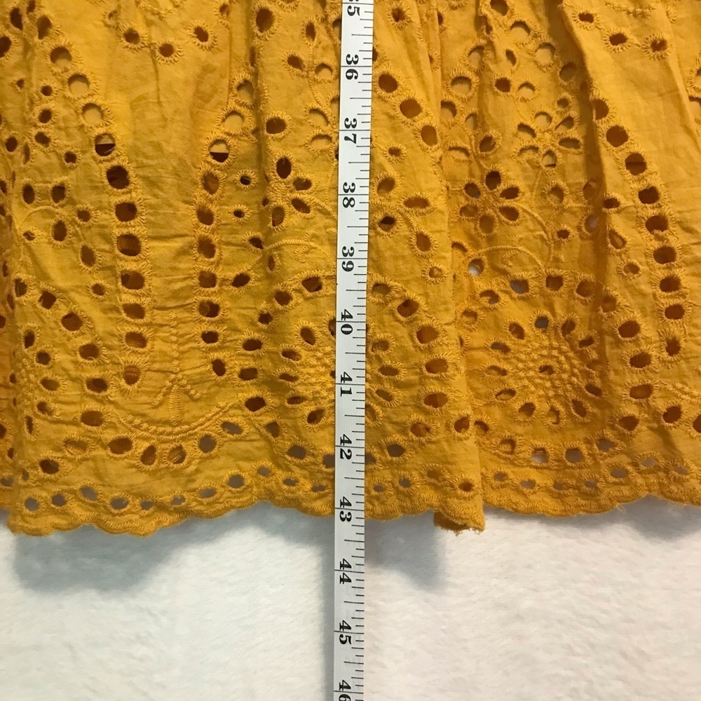 O.P.T Anthropologie Mustard Yellow Midi Dress XS - Picture 6 of 10